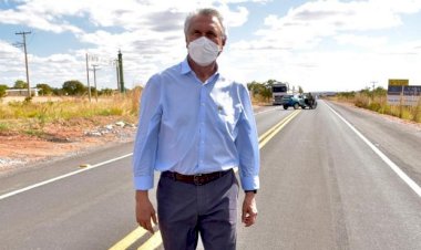 Caiado lança pavimentação da GO-447