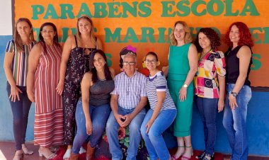 Aniversário da Escola Municipal Felipe Marinho da Cruz, em Caldas Novas