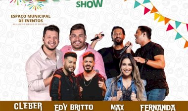 Prefeitura de Caldas Novas realizará Arraiá Show de 22 a 25 de Junho