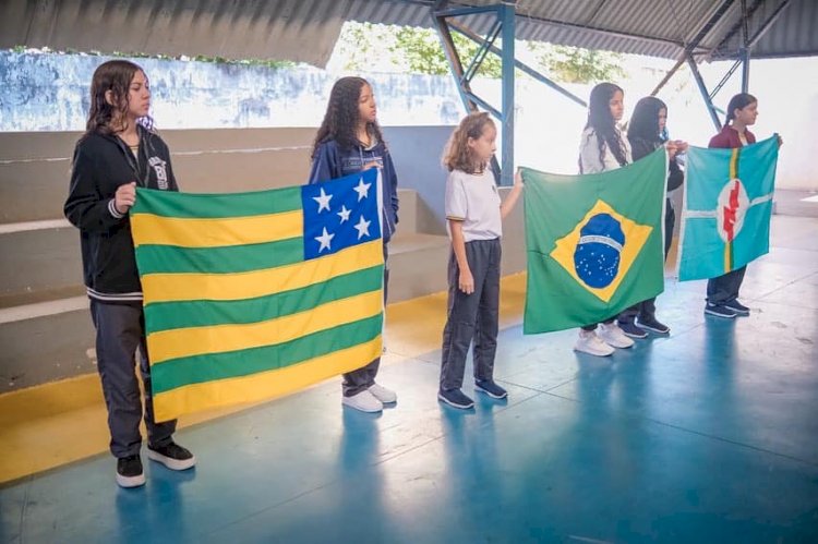 Lançamento da obra de reforma e ampliação da Escola Estadual Caldas Novas