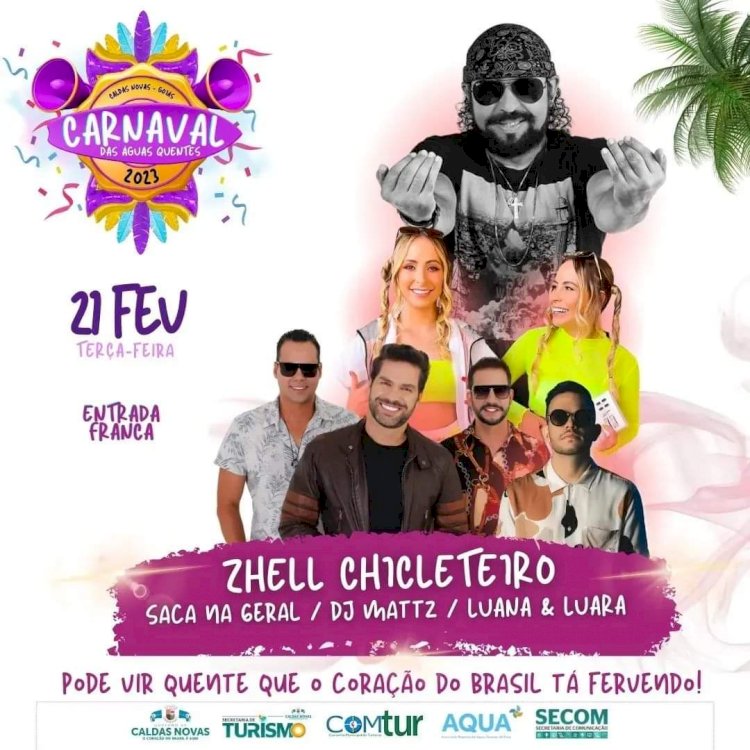 Carnaval 2023: confira a programação diversa deste ano em Caldas Novas