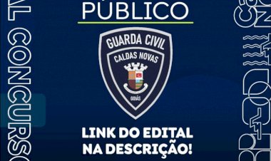 Caldas Novas lança edital para concurso da Guarda Municipal